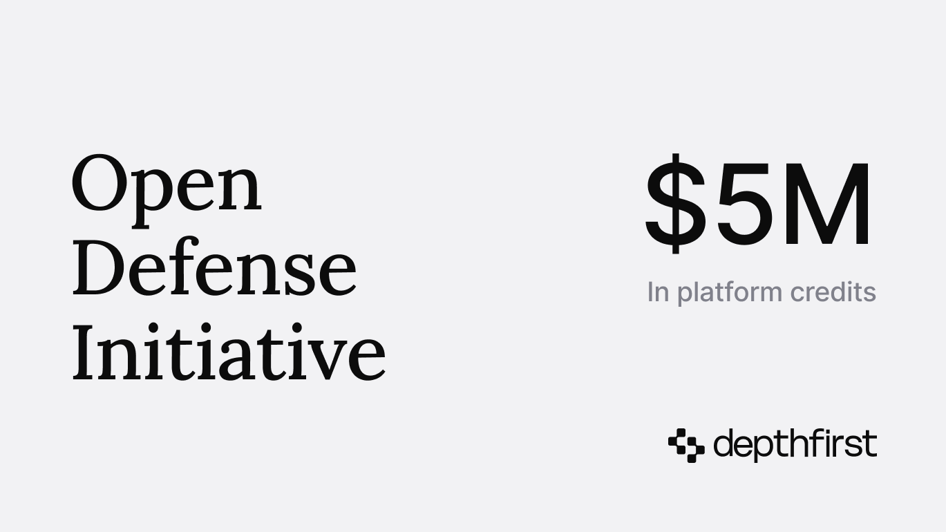 Today we’re announcing the Open Defense Initiative, to help critical open source projects before the window closes.